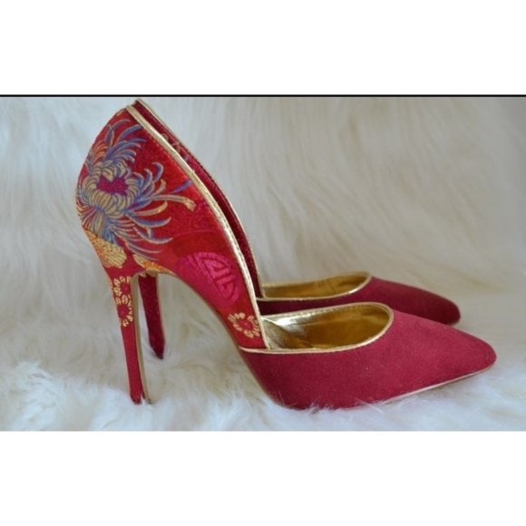 Aldo brand multicolored heels/pumps - Picture 6 of 8